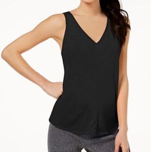 Calvin Klein Vent Back V-neck Tank Top